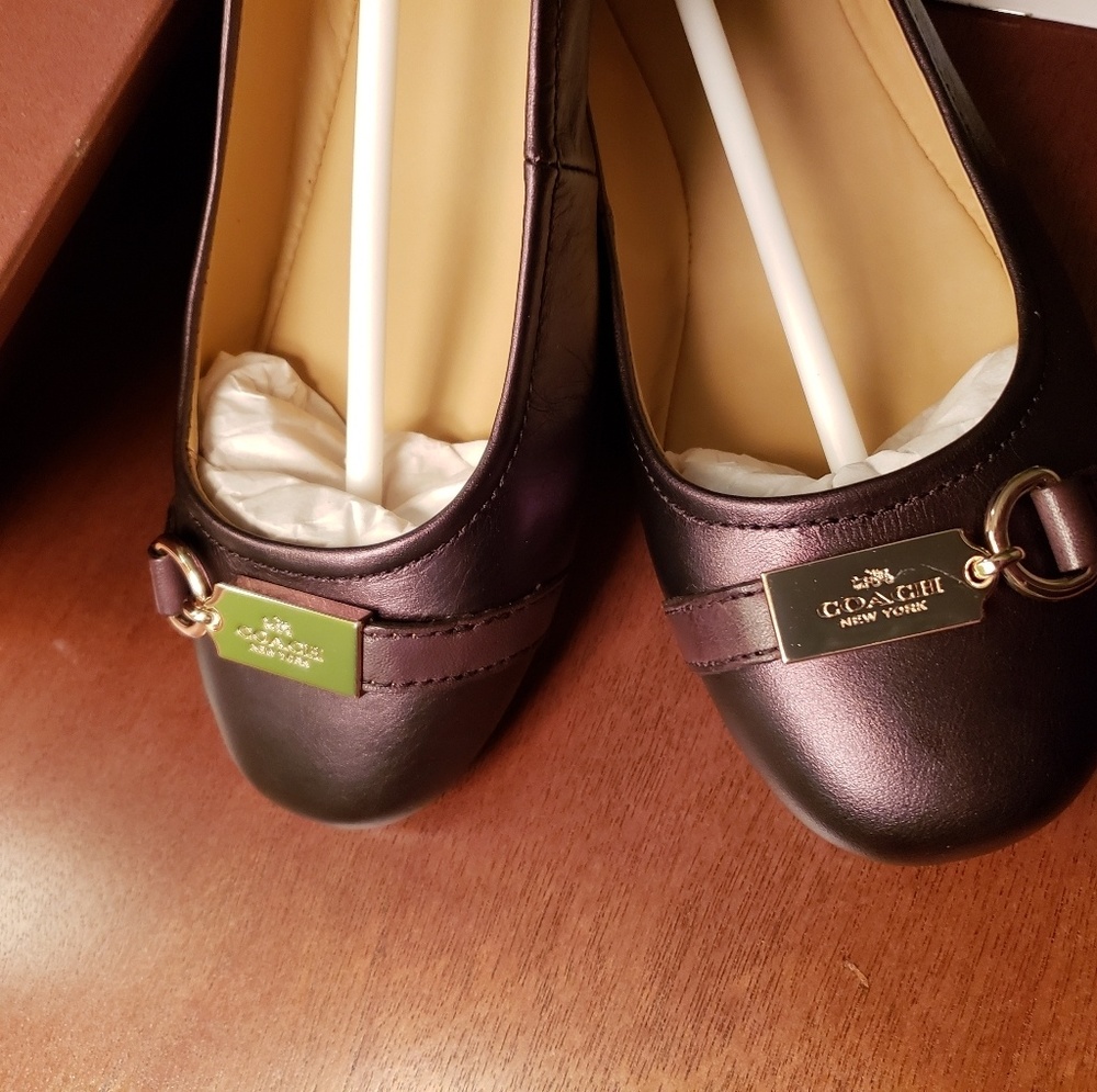 New! Coach Ultman Bronze/Chestnut Shoes